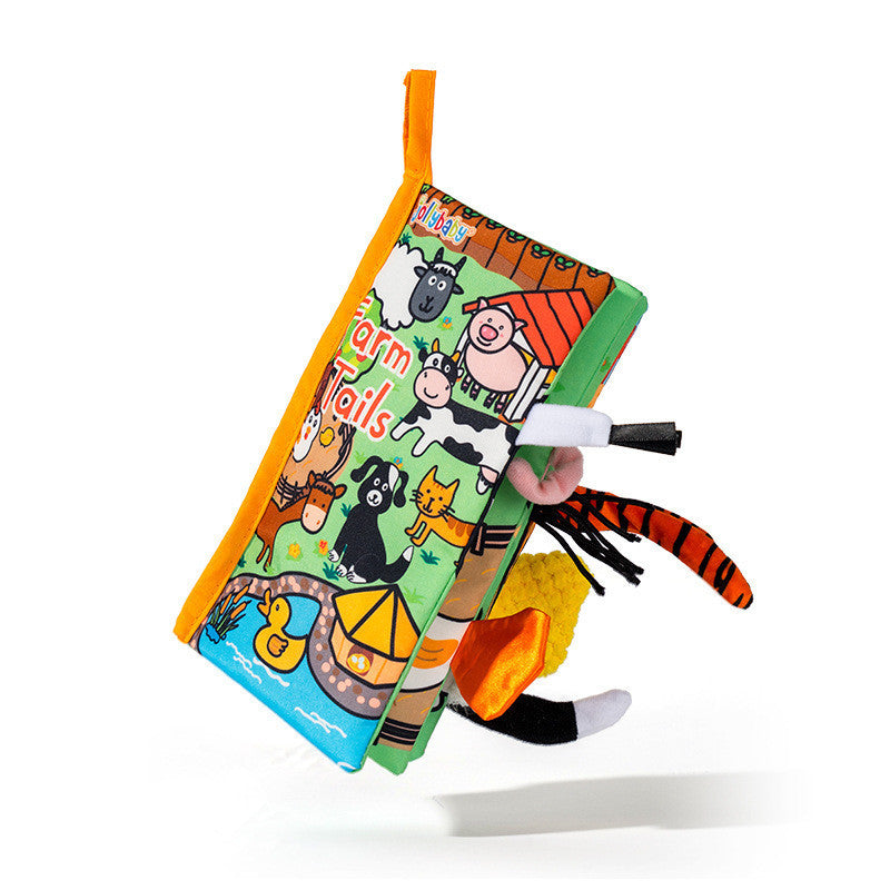 Animal Tail Cloth Book For Early Education Cloth Book For 0-1 Year Old Baby Toy Cloth Book