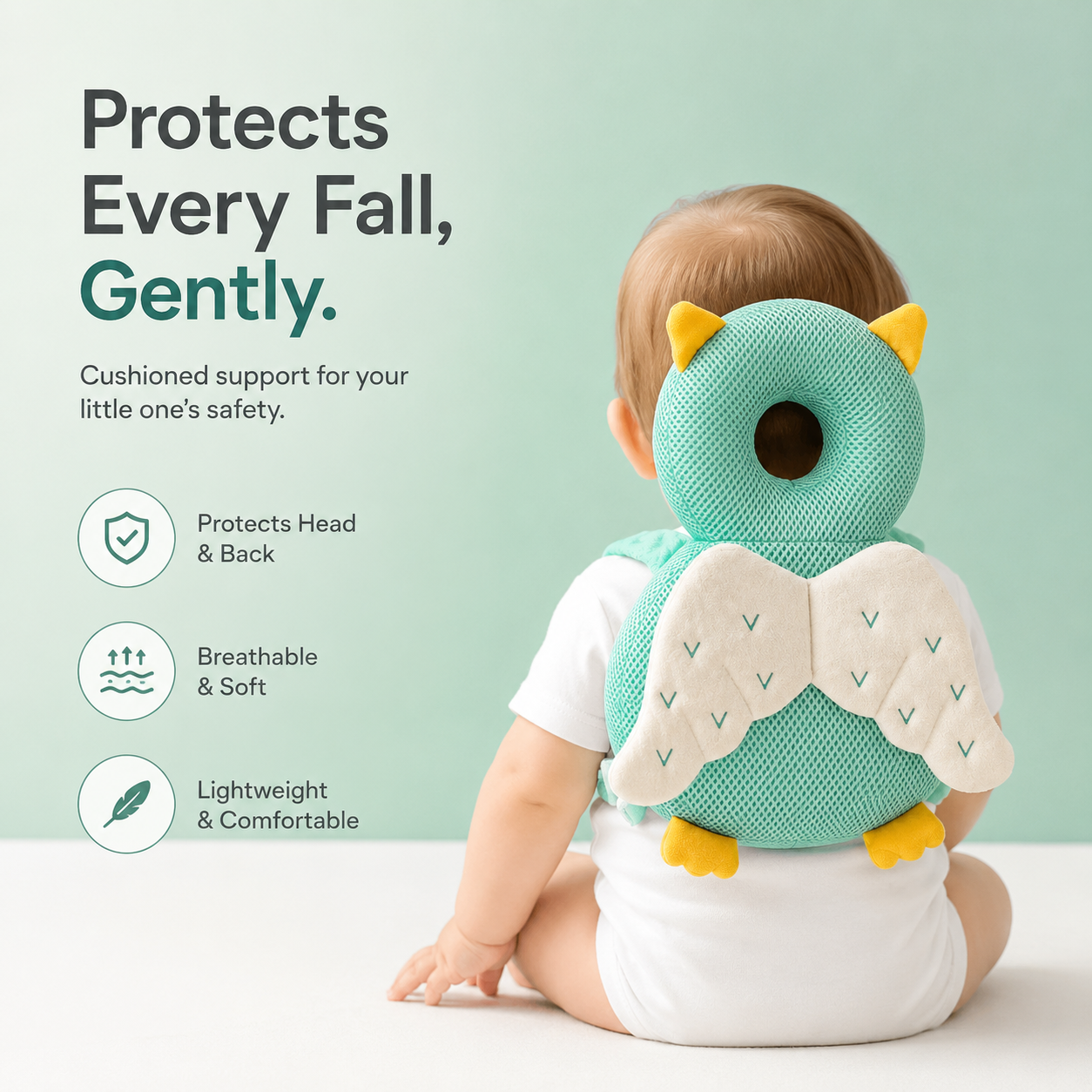 Toddler Breathable Baby Head Pillow